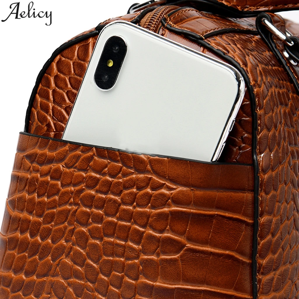 Aelicy, женская сумка-мессенджер, модная, повседневная, кружевная, одноцветная, сумка-тоут, женская, крокодиловый узор, Джокер, сумка через плечо