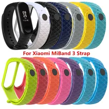 13 цветов для Xiaomi Mi ремешок 3 ТПУ цветной Ремешок Браслет замена Смарт спортивные часы наручные часы