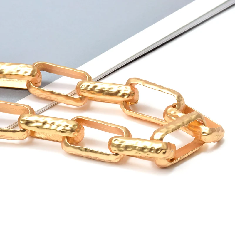 Модные трендовые золотые металлические ожерелья ювелирные изделия Аксессуары для женщин Рождественский подарок