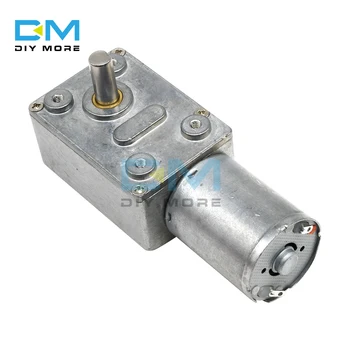

DC Gear Motor 12V 1 2 3 5 10 15 20 30 50 100 150 200 250 RPM DC Motor Worm Axle Axis for Fan Car Hobby Toy RC Car