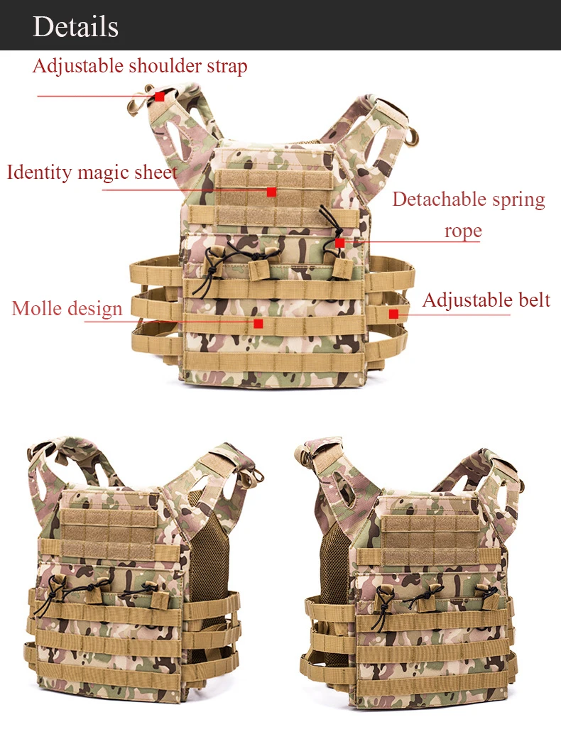 600D Охотничий Тактический жилет военный Molle Plate Carrier журнал страйкбол Пейнтбол CS открытый защитный легкий жилет