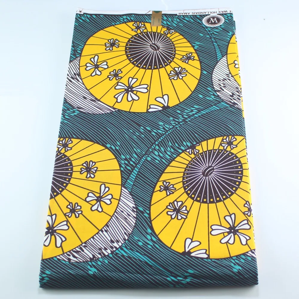 Новые африканские винтажные печатные DIY хлопчатобумажные восковые ткани Гана воск Анкара ткани