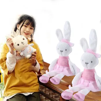 

42cm Large Super Stuffed Plush Doll Toys Obediently Appease Obedient Sleep Rabbit Stuffed Baby Accompany Doll Toy Birthday Gifts