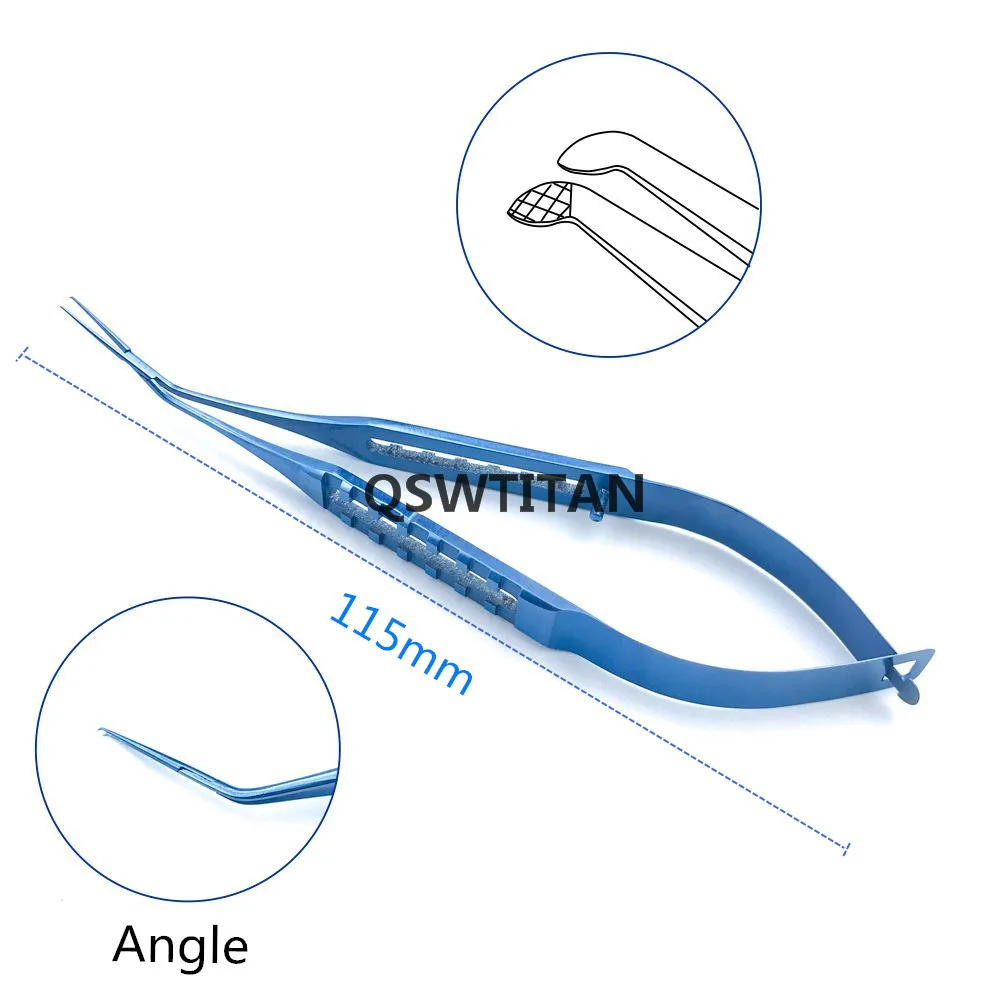 Inamura Capsulorhexis Forceps 115mm Titanium Ophthalmic Surgical Forceps Instrument