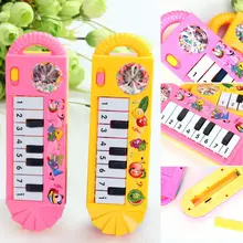 Электронные музыкальные игрушки для фортепиано, многофункциональные Развивающие игрушки для малышей, детские головоломки, клавиатура, случайный цвет