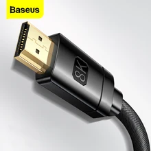 Baseus HDMI-kompatibel 2,1 zu HDMI-kompatibel Kabel 8K 48Gbps Digital Kabel Für PS5 PC TV box Splitter Schalter 8k/60Hz 4K/120Hz