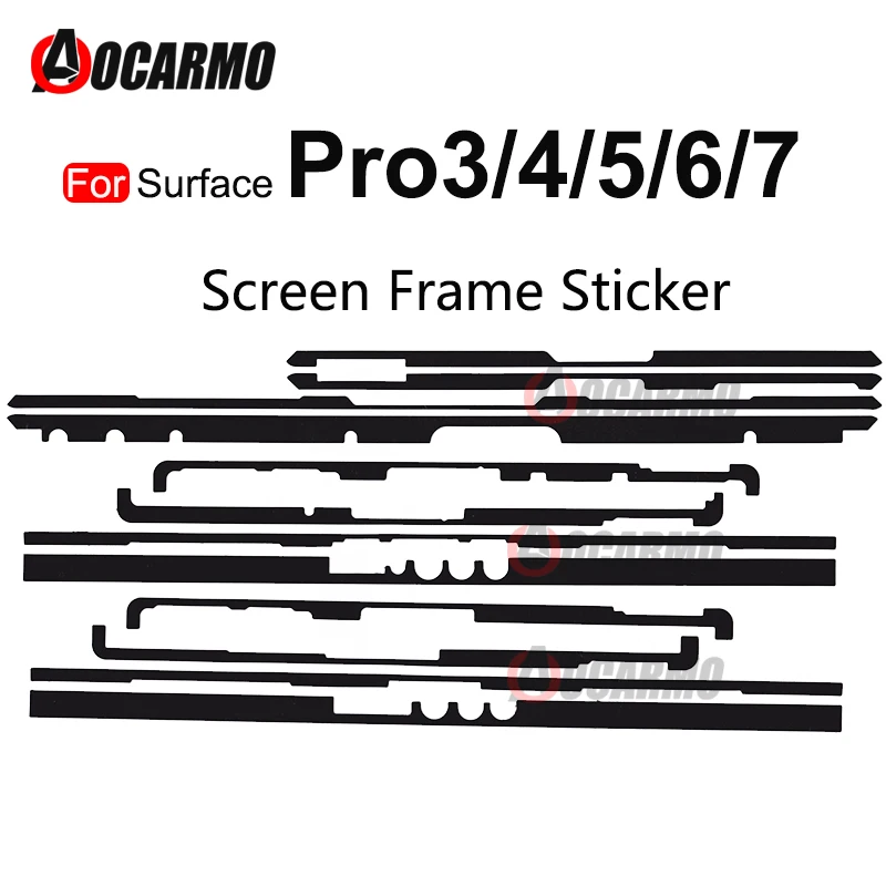 para Microsoft Surface Pro Pro3 Pro4 Pro5 Pro6 Pro7 Livro Book3 Adesivo Display Lcd Quadro de Tela Cola Fita Adesivo