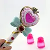 Musical Light-up Bubble Magic Wand Bubble Machine Bubble Blower with 2 Bottles Bubble Solution, 2 Settings, Gift for Kids Girl 6
