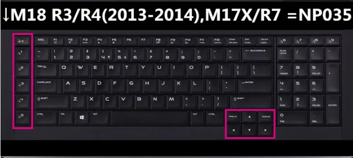 Силиконовый защитный чехол для клавиатуры Dell Alienware AREA-51M области-51 17 R3 M17 M15 17r5 15r4 r3 17,3 15,6 дюймовый ноутбук