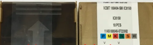 ISCAR 10 шт. карбидные вставки VCMT160404-SM IC8150
