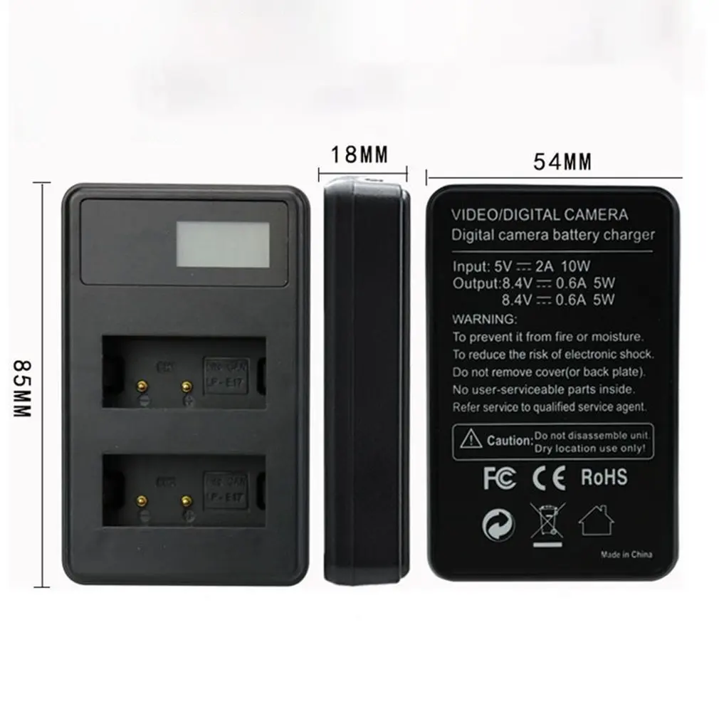 Для камеры Canon батарея LP-E17 зарядное устройство микро одна цифровая камера M3/M5750D/77D двойное зарядное устройство