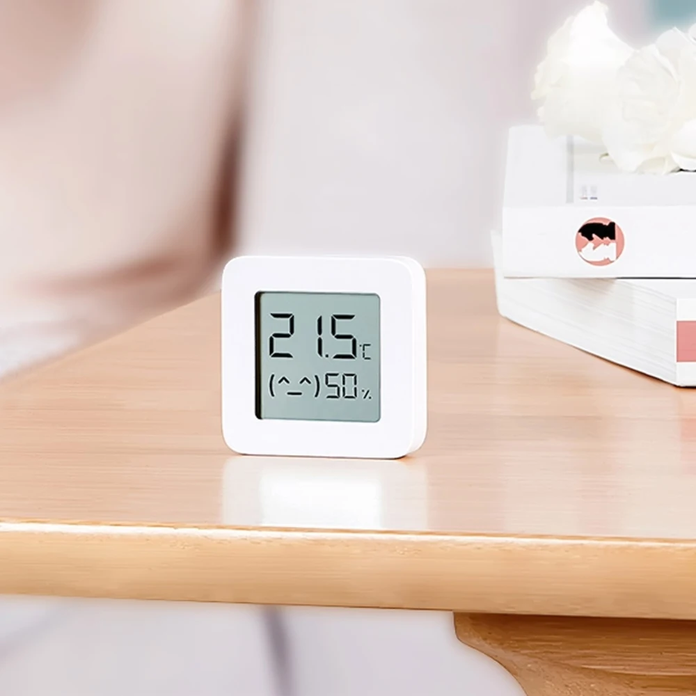 Xiaomi Mijia Smart Thermometer 2 Bluetooth Temperature Humidity Sensor LCD Digital Hygrometer Moisture Meter work with Mijia APP