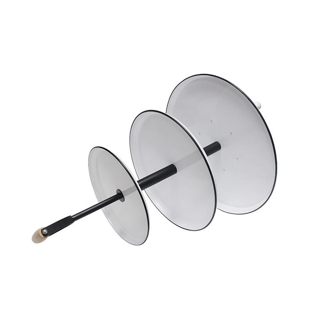 3 Tier Cake Stand Galvanized Metal Serving Tray Plant Dessert Cupcake Fruit Tiered Platter Vintage Decor for Home Party Kitchen