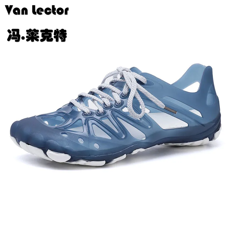 Летние мужские сандалии; Новинка; Вьетнамки; мужские тапочки с отверстиями; пляжная Повседневная обувь; дешевые мужские сандалии; водонепроницаемая обувь; Masculino Sandalias