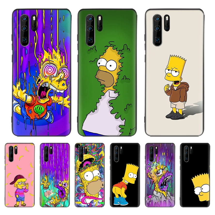 Homer J.Simpson чехол для Huawei P40 P30 P20 P10 Mate 30 20 10 Pro Lite P Smart Plus + Z телефона|Бамперы| |