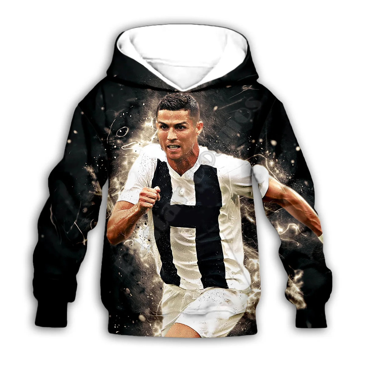 Funny Fashion Cristiano Ronaldo 3d Print Hooded Hoodies Children Zipper  Coat Long Sleeve Pullover Cartoon Sweatshirt Tracksuit - AliExpress