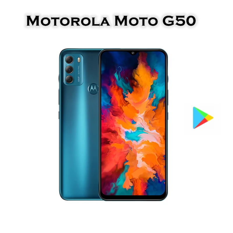 Global Rom Lenovo Motorola Moto G50 5G Phone Dual Sim Fingerprint 48.0MP 6.5" Screen 90HZ Snapdragon 480 5000mAh Battery GPS best ram for gaming