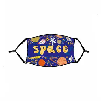

Christmas Starry Sky Series Masks/XMAS Decor/Digital Printing/Dust-proof And Haze-proof/With Filter Element/Adjustable/Washable