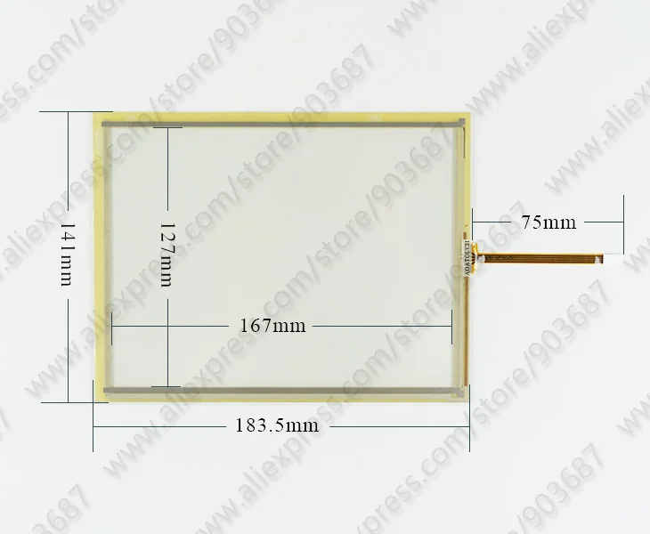 Replacement Touch Screen Panel Glass Digitizer for 1401-X631/01 Touchscreen Description Image.This Product Can Be Found With The Tag Names Computer Office, Industrial Computer Accessories, Servers Industrial Computer, Touch screen panel glass digitizer