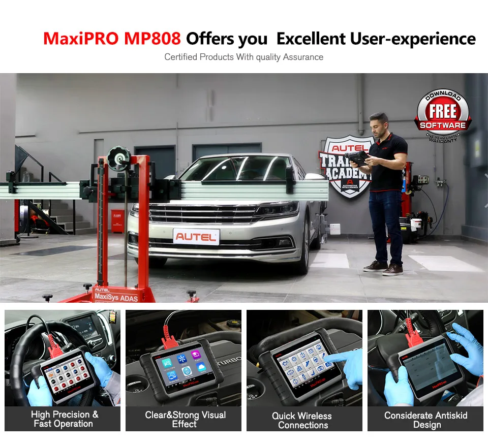 Autel MaxiPRO MP808 диагностический сканер инструмент OBD2 OBDII автомобильные инструменты