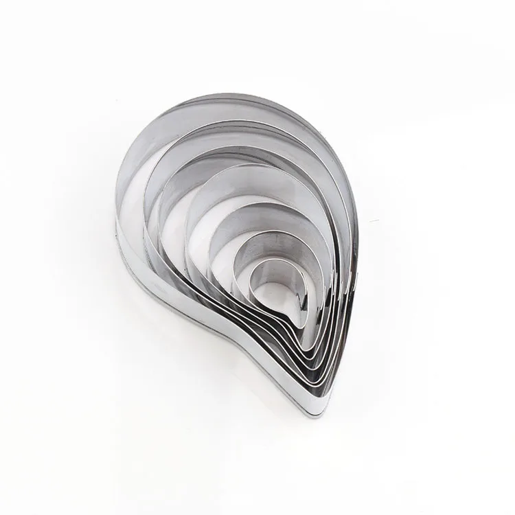 Нержавеющая сталь европейский Пейсли спираль цветок Лепесток Форма для вырубки Дизайнер DIY мягкая полимерная глина инструменты полиморф Keramiek Gereeds