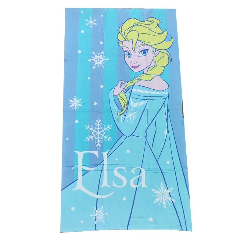 Frozen 3 Дисней мультфильм хлопок маленький Микки Маус банное полотенце для детей мальчиков пляжное полотенце Душ бассейн полотенце 75x150 см - Цвет: Frozen 3