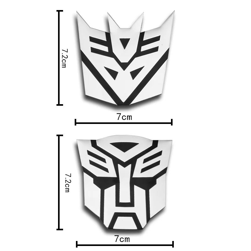 Автомобильный Стайлинг 3D из алюминиевого сплава Autobot Трансформеры автомобильный