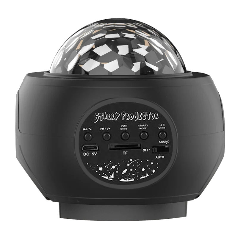 

Звездный проектор со светодиодсветодиодный лампой океанской волны, проектор с дистанционным управлением, музыкальный динамик с Bluetooth для детской спальни