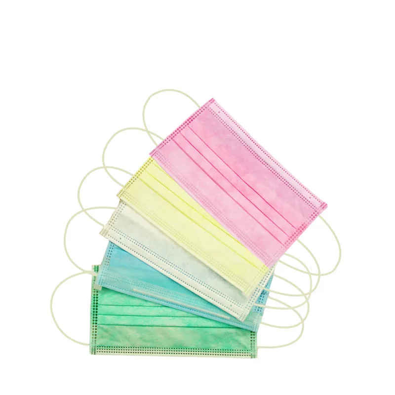 

Now ship 50PCS=1BOX Non N95 Disposable Face Mask 4 Layers Medical Earloop Face Surgical Masks Anti-coronavirus