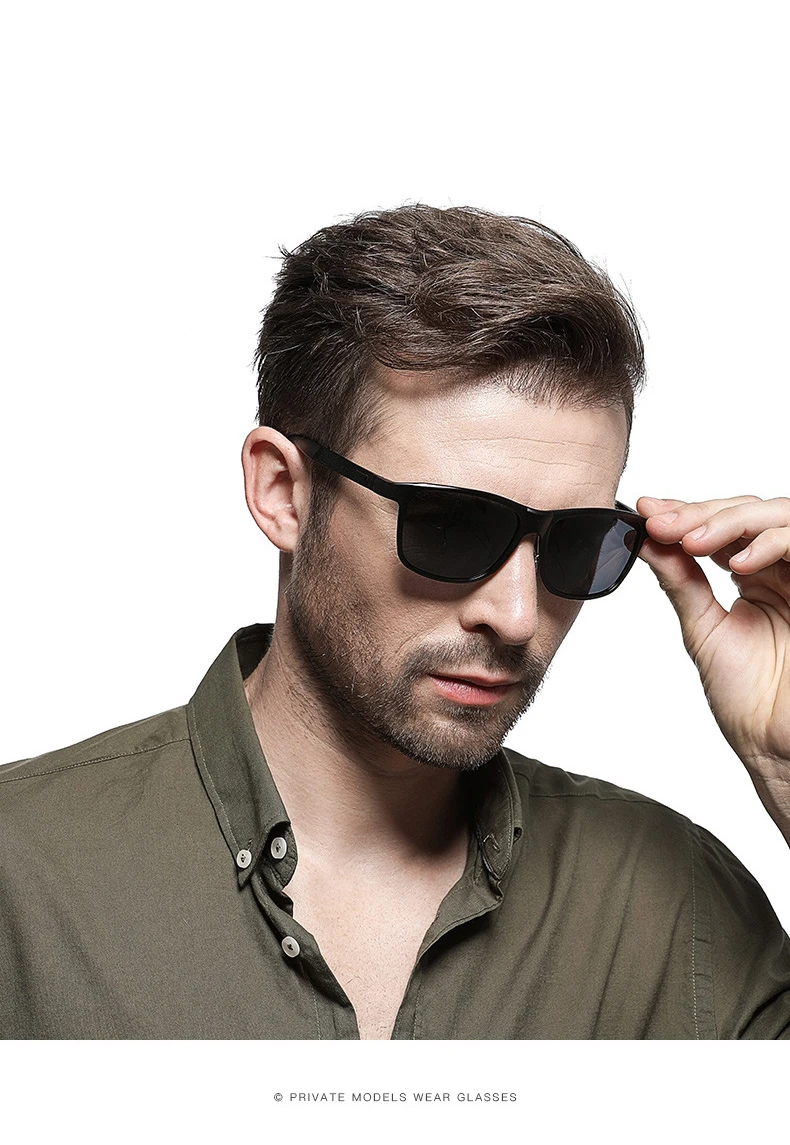 Поляризованные солнцезащитные очки для рыбалки для мужчин и женщин, для вождения, алюминиевая магниевая оправа, легкая, Классический дизайн бренда с очками