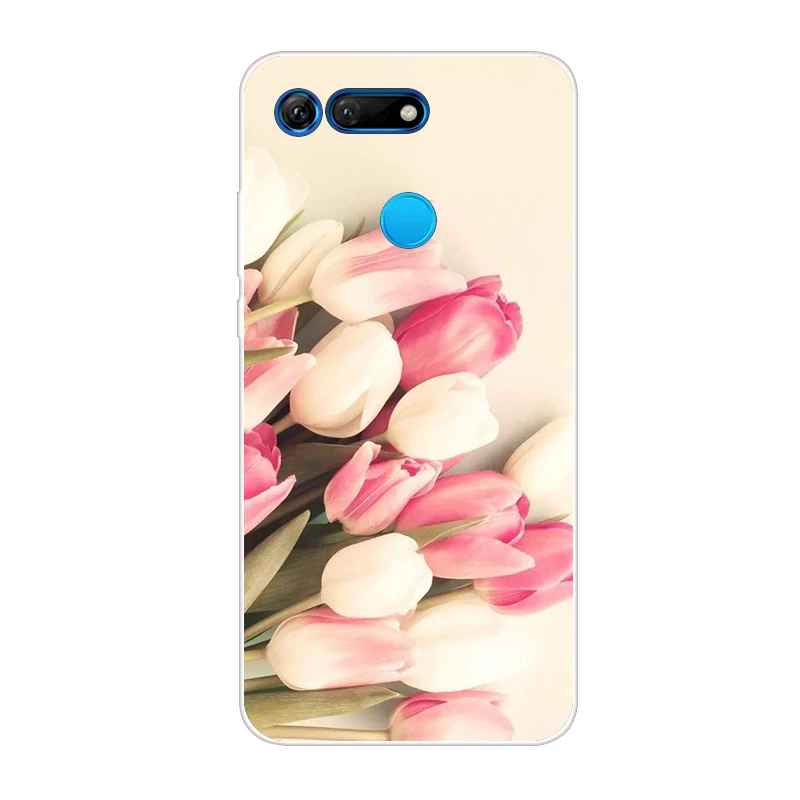 Шоколад 6,4 ''для huawei Honor вид 20 чехол из мягкого ТПУ с принтом, из силикона чехол для Капа huawei Honor V20 чехол V 20 View20 Hoesje тонкий - Цвет: Шоколад