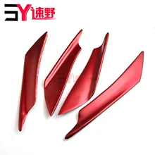 Автомобильный передний бампер спойлер Универсальный Evo боевой воздушный нож автомобиль модифицированный дефлектор воздушный нож Pp