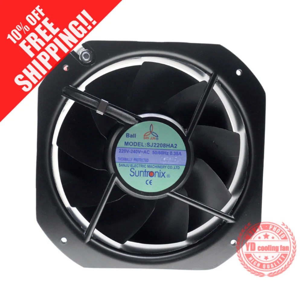 

НОВЫЙ осевой охлаждающий вентилятор Suntronix SAN JUN SJ2208HA2 AC220V 22580