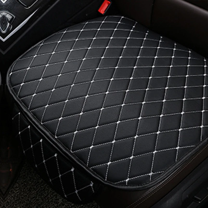 PU Leather Car Accessories Front Rear Seat Cover For Volvo S60 XC90 V40 V70 V50 V60 S40 XC60 XC70 Nissan Qashqai X-TRAIL TIIDA - Название цвета: A-Black and White