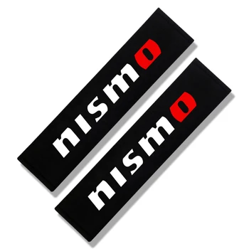 

2pcs/set Car Styling Seat Belt Shoulder Strap Pad For Nissan Nismo Juke Note Navara Leaf Qashqai Seats Cover Car Accessories