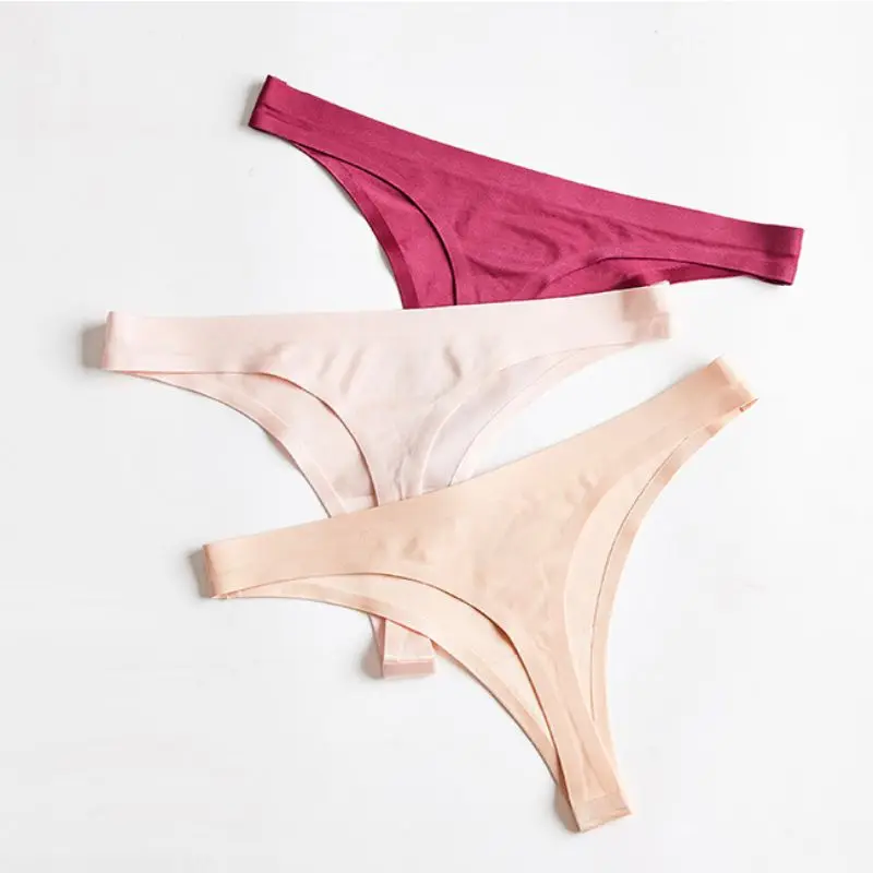 Женские стринги g string бесшовные трусики горячее шелковое сексуальное женское нижнее белье сексуальные трусики Tanga женское нижнее белье с низкой посадкой нижнее белье