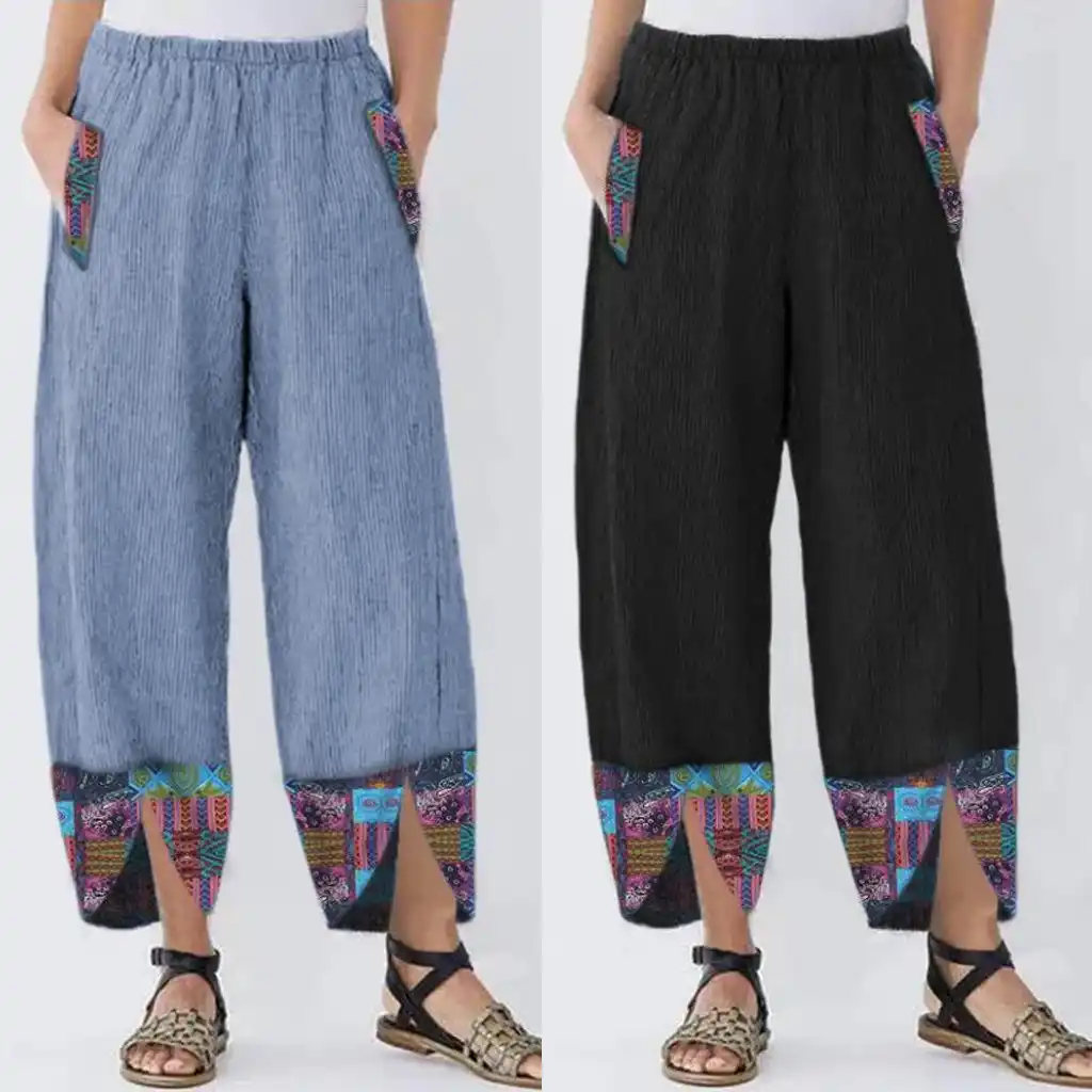 women's plus size linen pants
