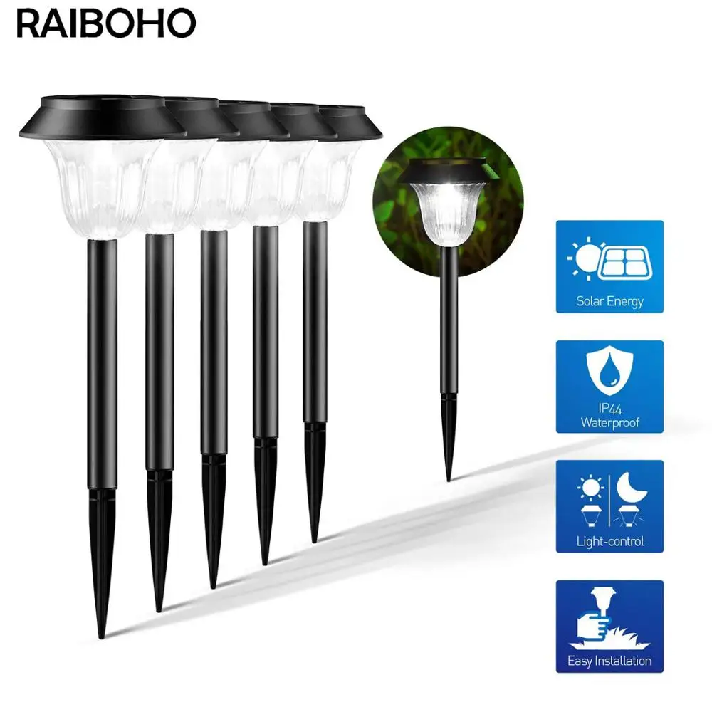 Solar Garden Lights Pathway Outdoor Auto ON/OFF Operation and Waterproof for Walkway | Лампы и освещение