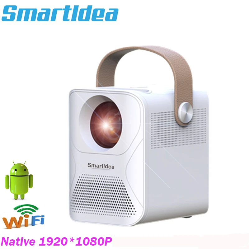 digital projector SmartIdea Native 1920 x 1080P portable projector Full HD with build in android wifi video game proyector home theater beamer xiaomi projector