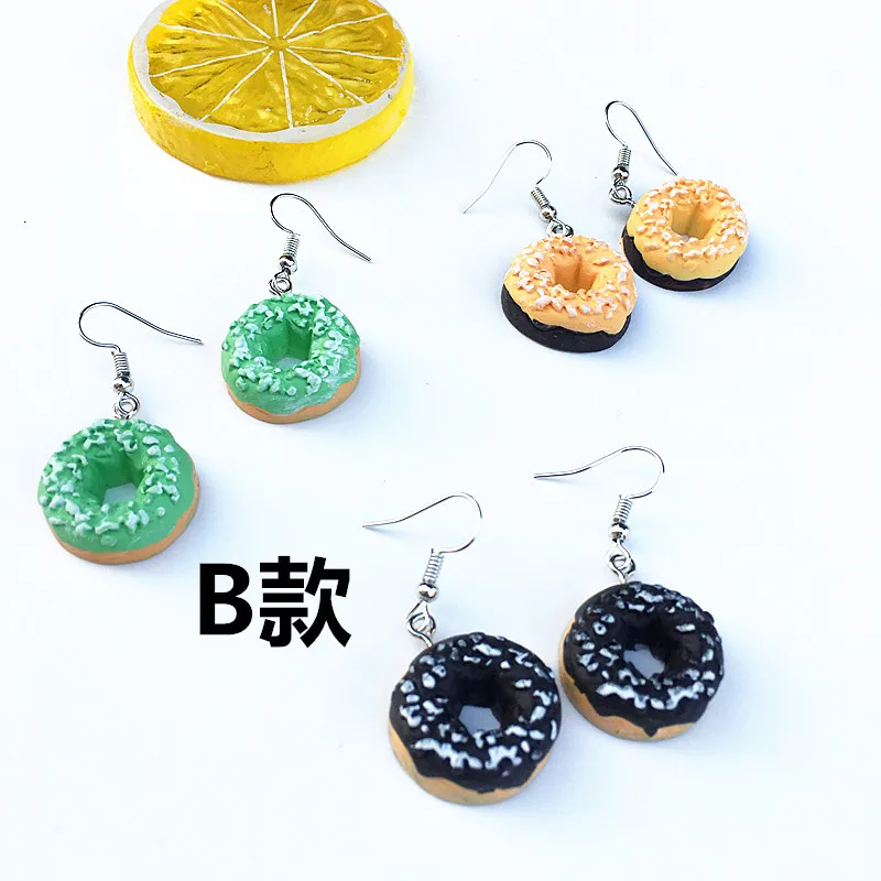 21 Ete Boucles D Oreilles Goutte Mignon Nourriture Gateau Beignets Belle Bande Dessinee Boucles D Oreilles Drole Fete Filles Bijoux Cadeaux Aliexpress