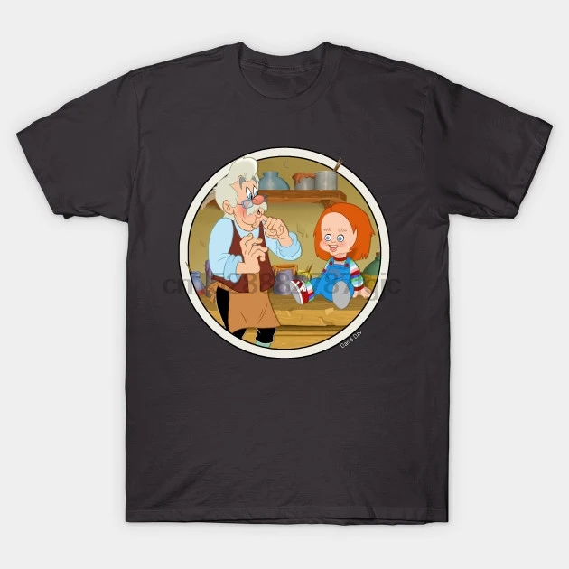 

Men tshirt Geppetto Builds Chucky Chucky T Shirt women T-Shirt tees top