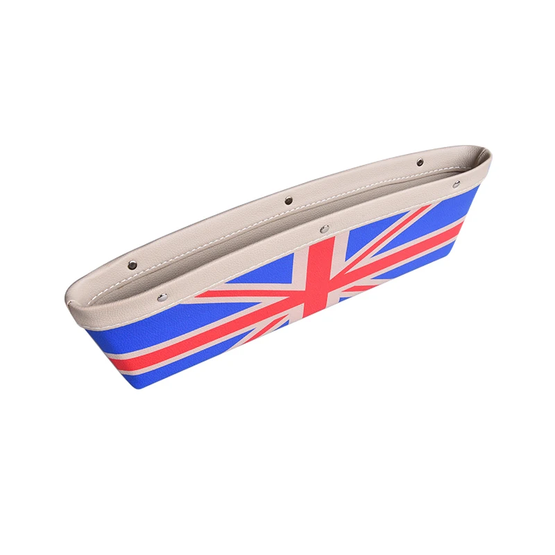 Red Union Jack Ящик для хранения сидений на приборной панели автомобиля, сумка, карманный интерьер, аксессуары для уборки, для Smart 453 fortwo forfour Mini Coopers - Название цвета: Red Union Jack