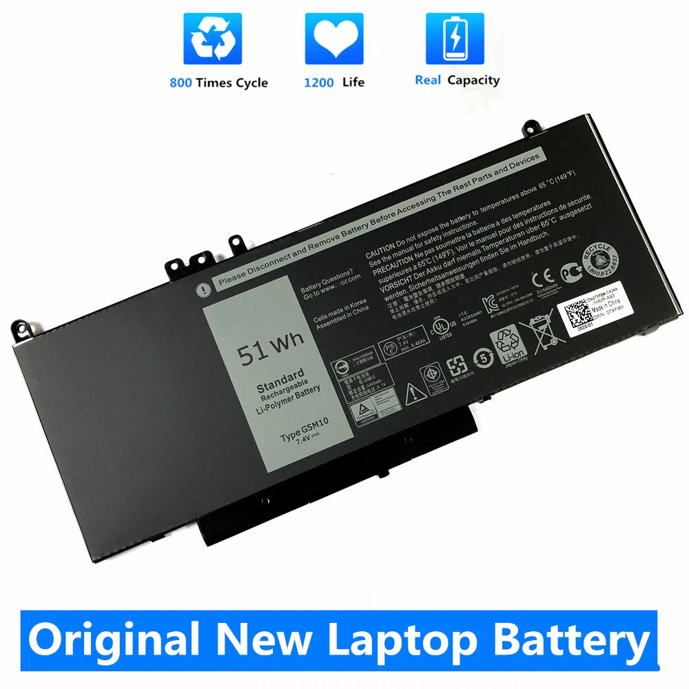 Новый аккумулятор CSMHY G5M10 для ноутбука DELL Latitude E5250 E5450 E5550 8V5GX R9XM9 выход C2 1KY05 7 4 V 51WH