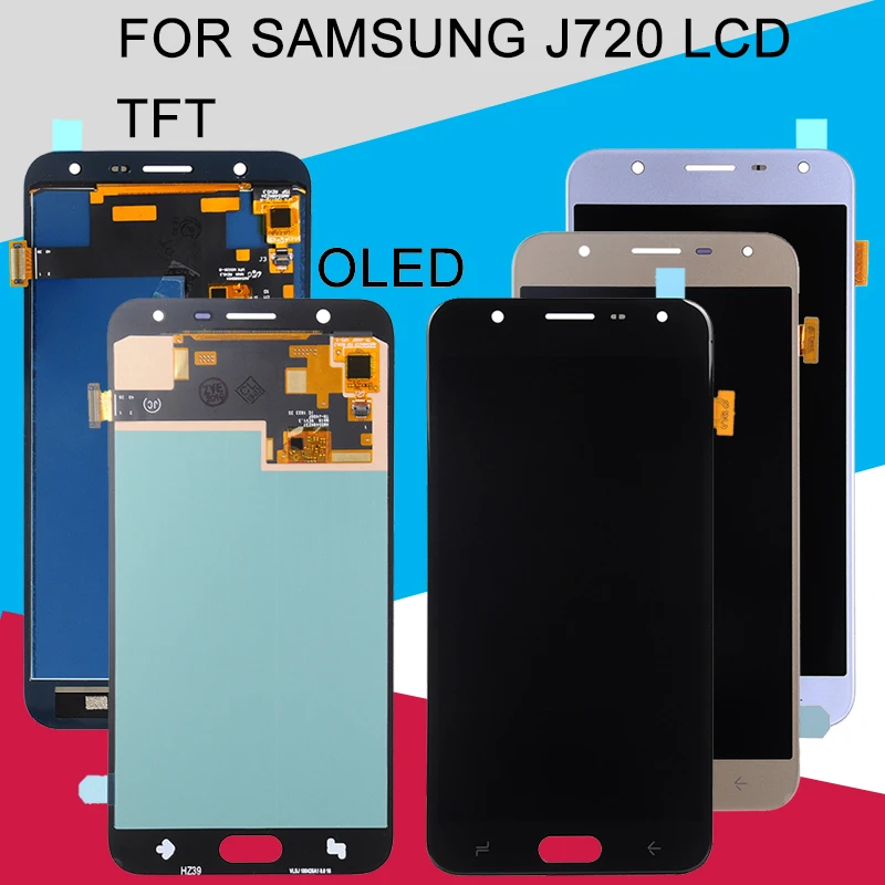 Catteny Замена 2018 J7 Lcd для Samsung Galaxy J720 J720F Duo дисплей Сенсорная панель экран дигитайзер