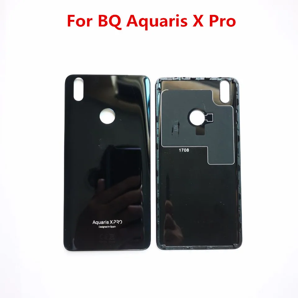 

Оригинальная Черная задняя крышка для BQ чехол для Aquaris X Pro жесткая защитная задняя крышка для BQ Aquaris X Pro мобильный телефон