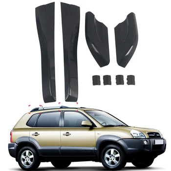 

For HYUNDAI Tucson 2004 2005 2006 2007 2008 Car Roof Rails Rack End Cap Protection Cover Rail End Shell Replacement 8PCS