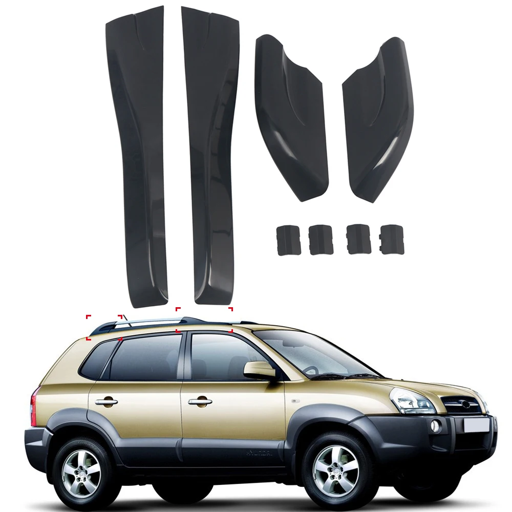 Направляющие на крышу автомобиля для HYUNDAI Tucson 2004 2005 2006 2007 2008 накладки полку