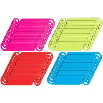 

80PCS Multicolor Cable Lables Cable Management Labels Wire Tags Cord Cable Tags for USB Computer Phone Charger