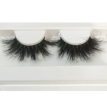 

100% Mink Eyelashes False Eyelashes Crisscross Natural Fake lashes Length 25mm Makeup 3D Mink Lashes Extension Eyelash Beauty