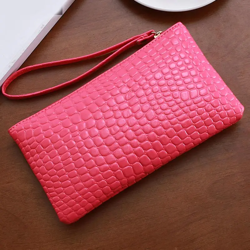 Women PU Leather Wallet Purse Card Phone Holder Makeup Bag Clutch Handbag SUB Sale